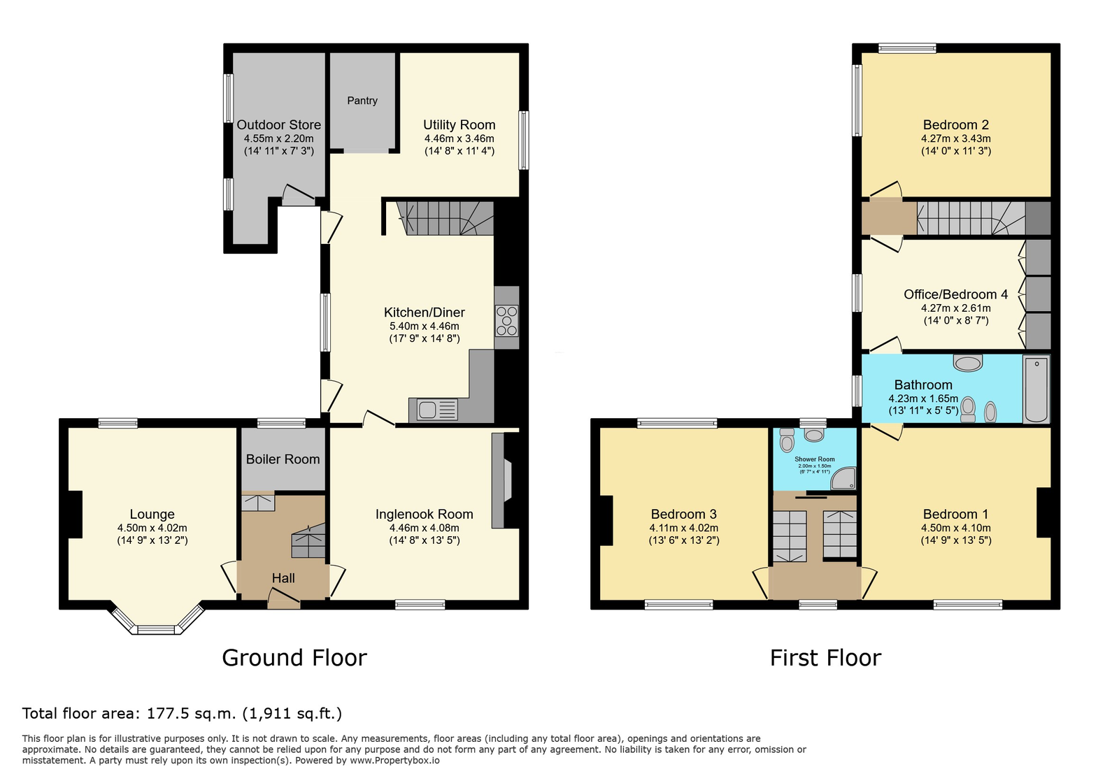 Dunelms Farm, 27, Main Street, York floorplan