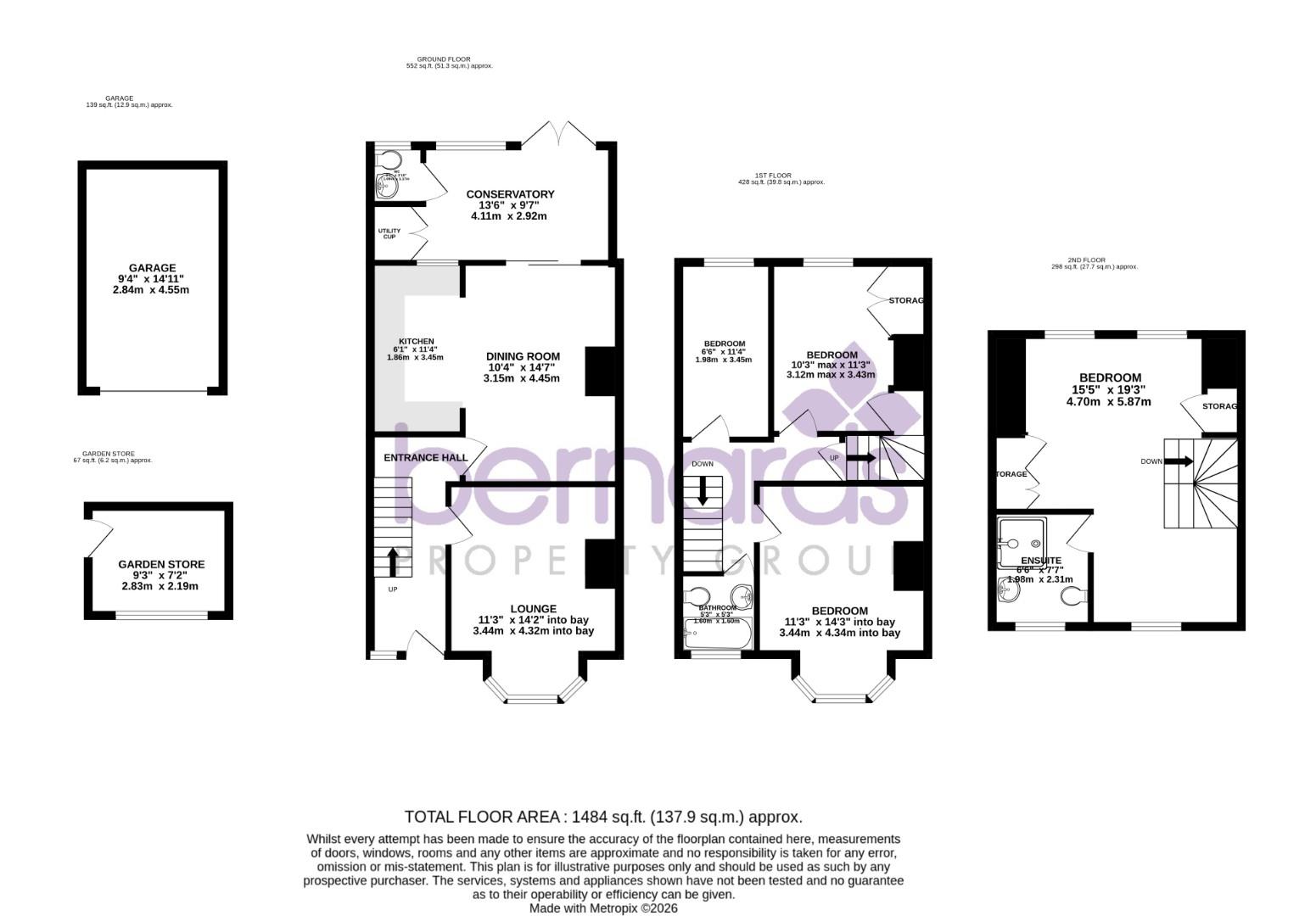 100, Langstone Road, Portsmouth floorplan