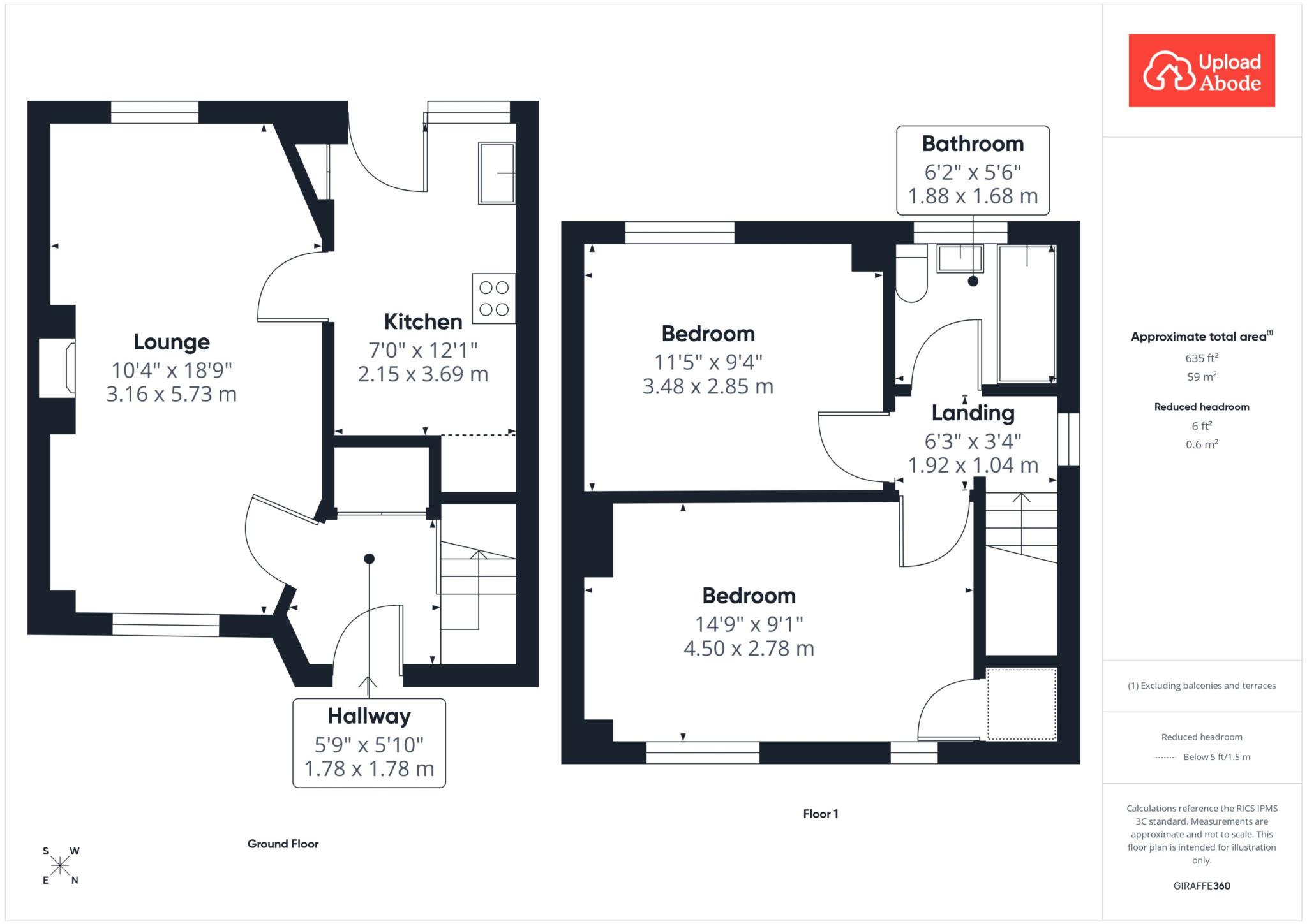 23, Langholm Crescent, Wishaw floorplan