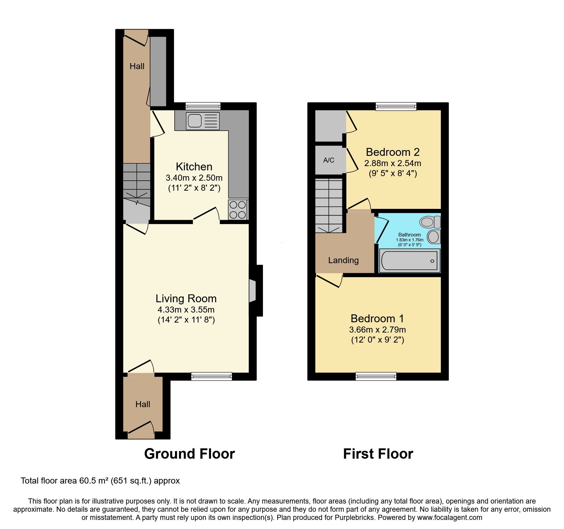 42, Newland Street, Coleford floorplan