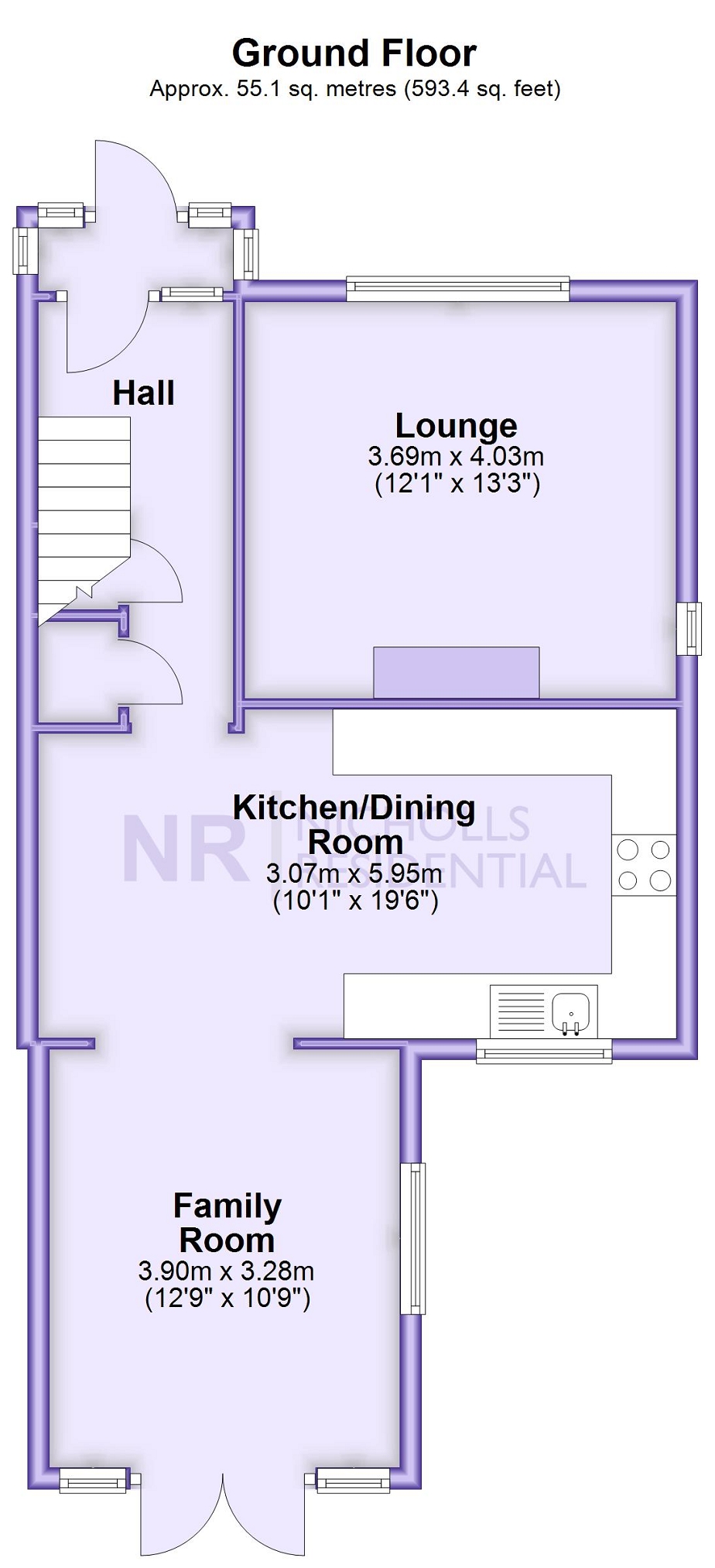 69, Stormont Way, Chessington floorplan