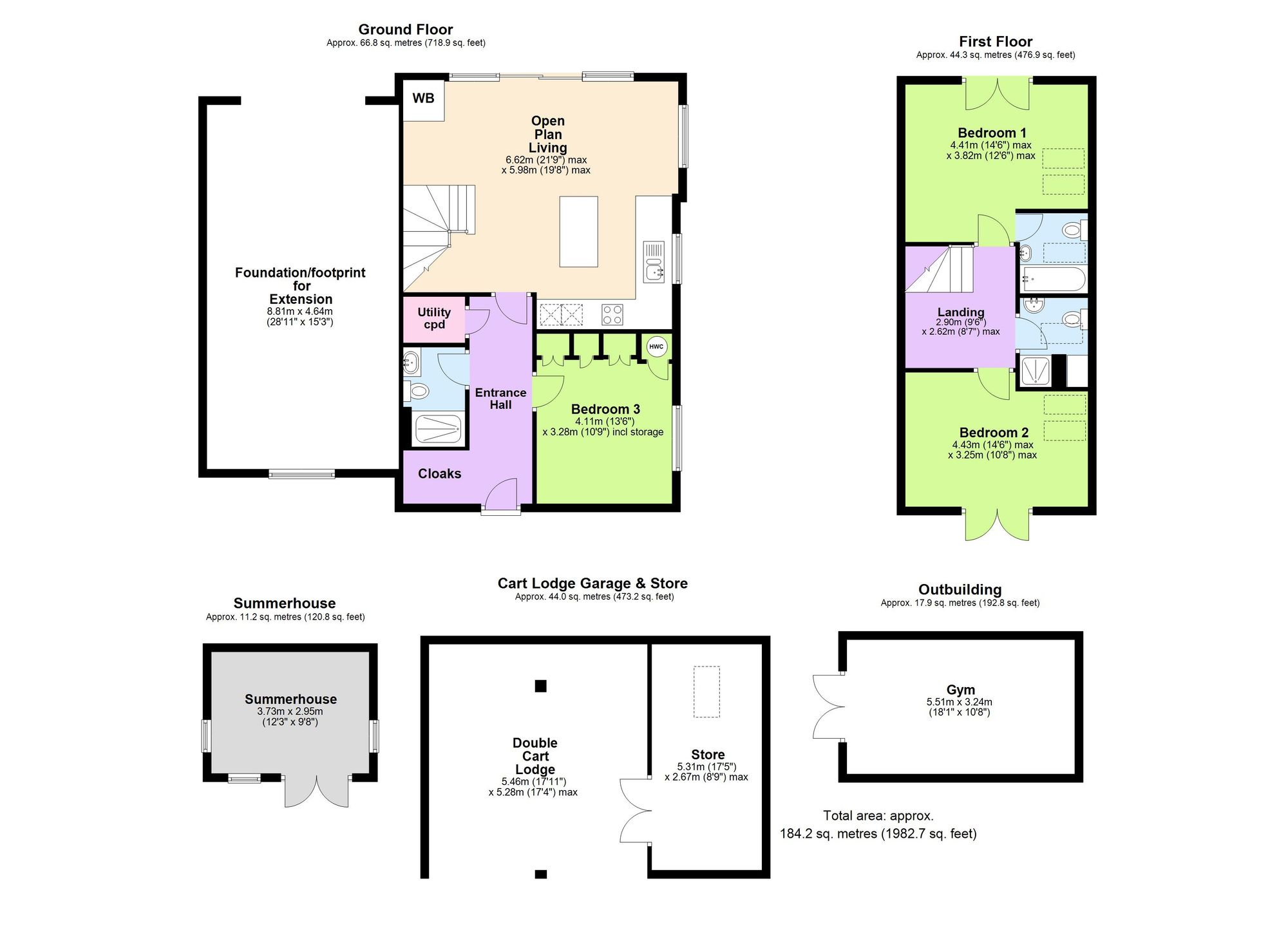 The Barn, Ashford floorplan