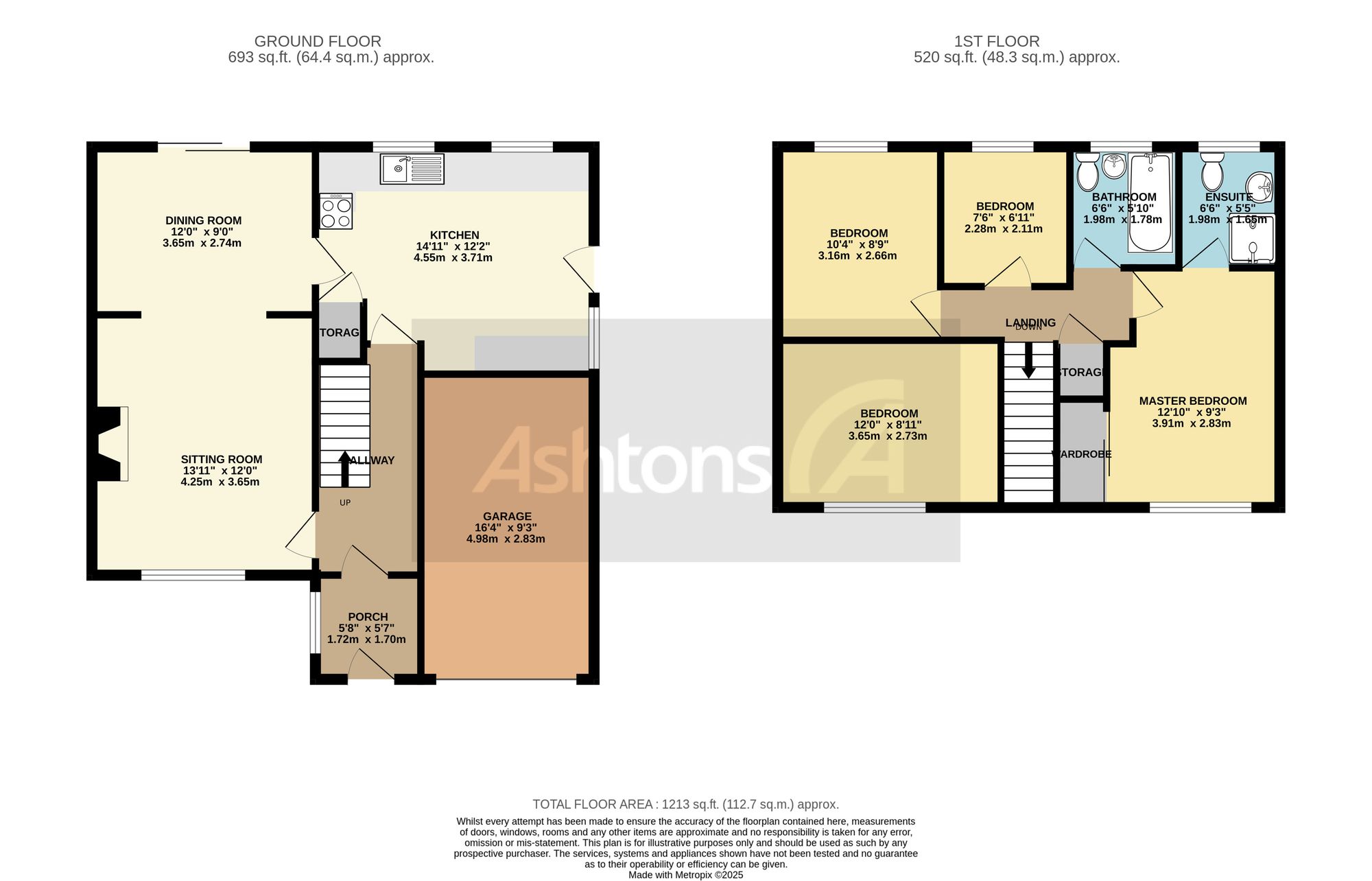 5 Cypress Close, Warrington floorplan