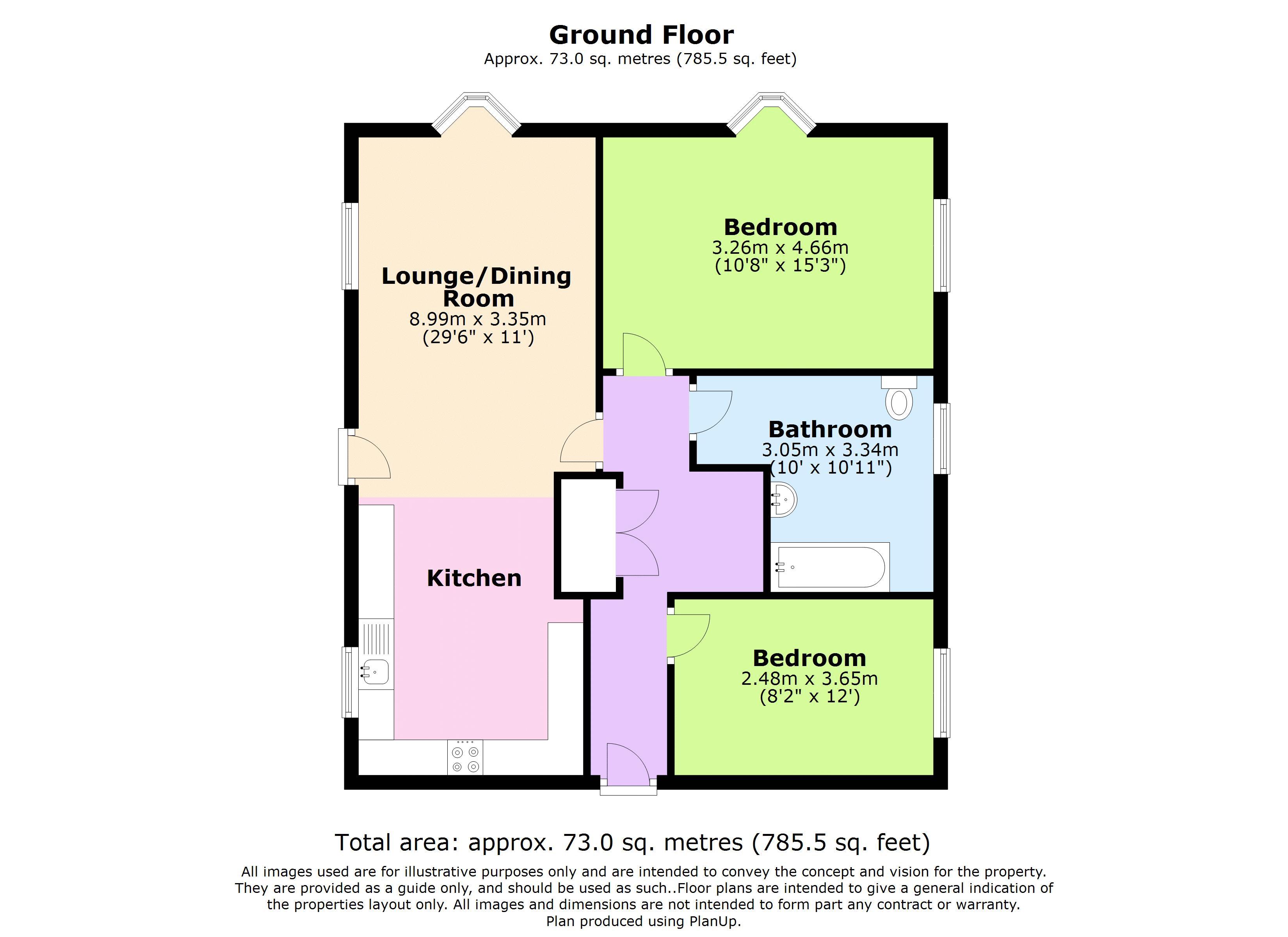 Monxton Place, Hook floorplan