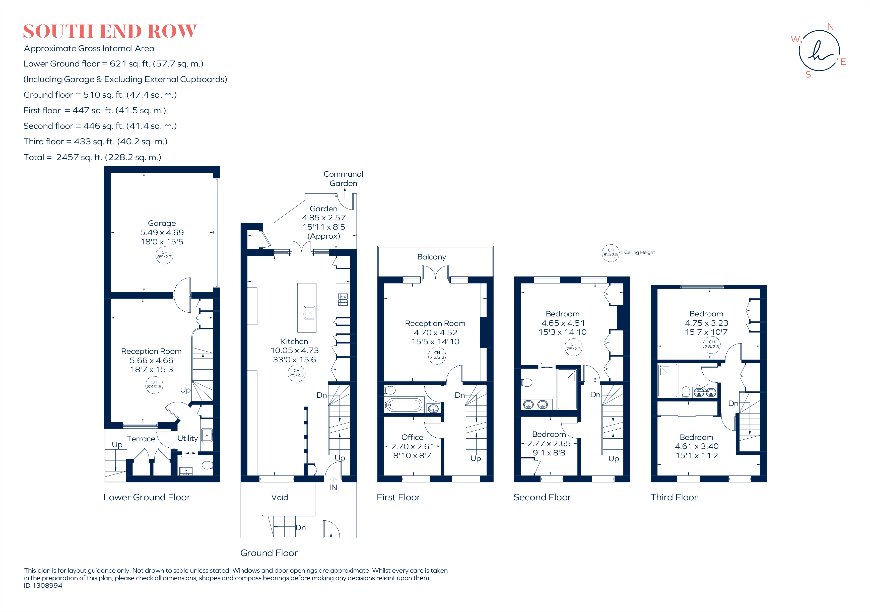 8, South End Row, London floorplan