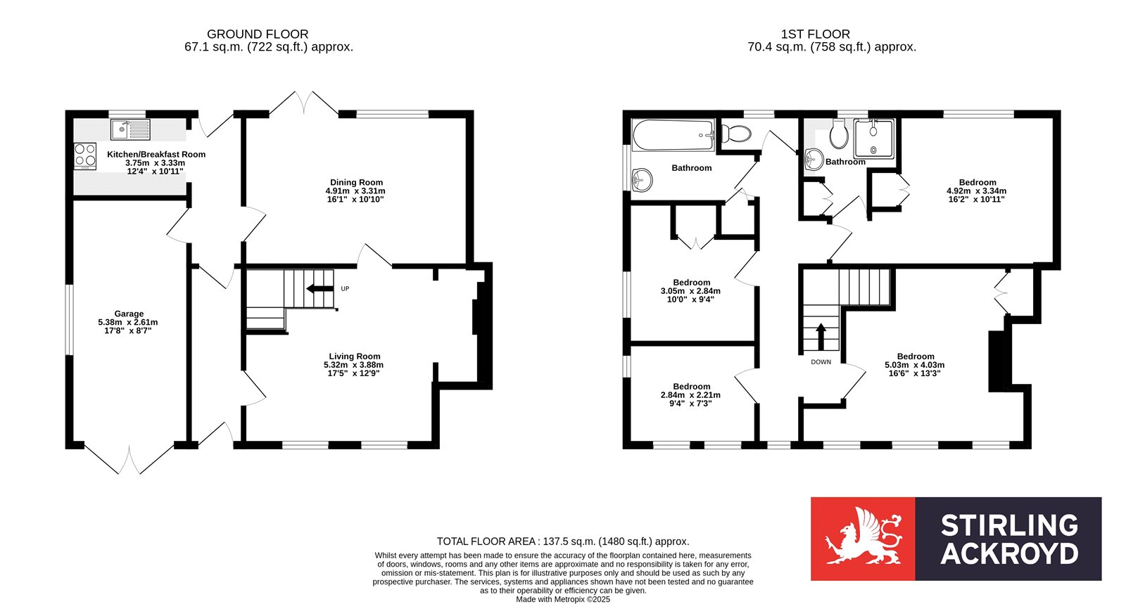 Elm Cottage,, Horsell Birch, Surrey floorplan