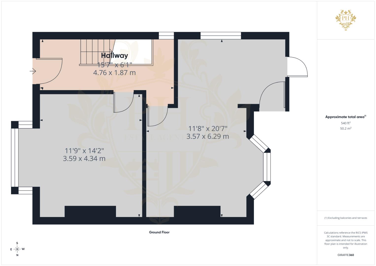 14, The Crescent, Redcar floorplan
