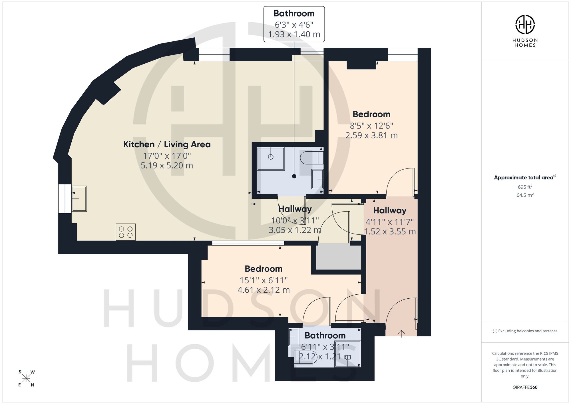 23 Varity House Vicarage Farm Road, Peterborough floorplan