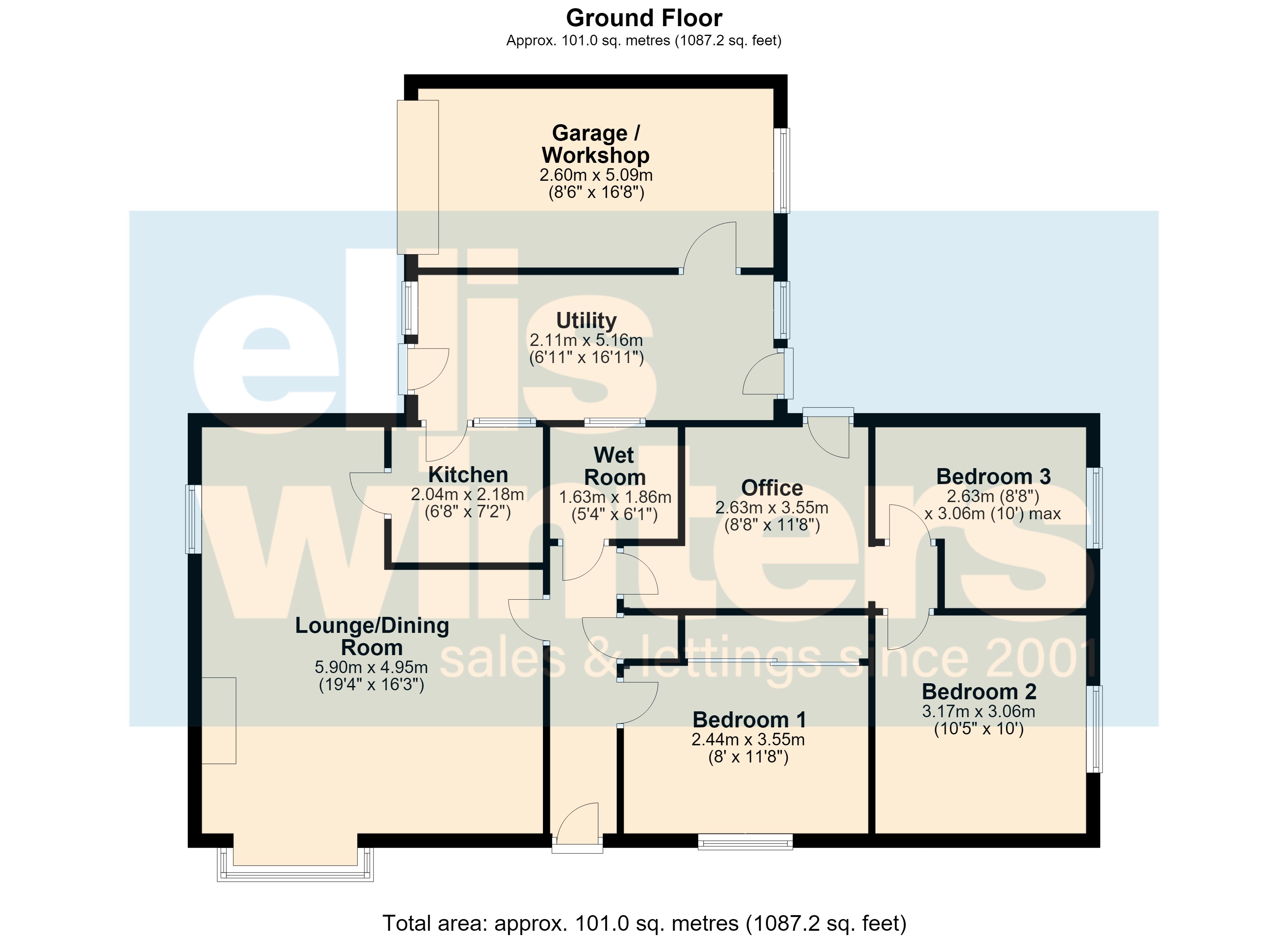 21, Bevills Close, Doddington floorplan