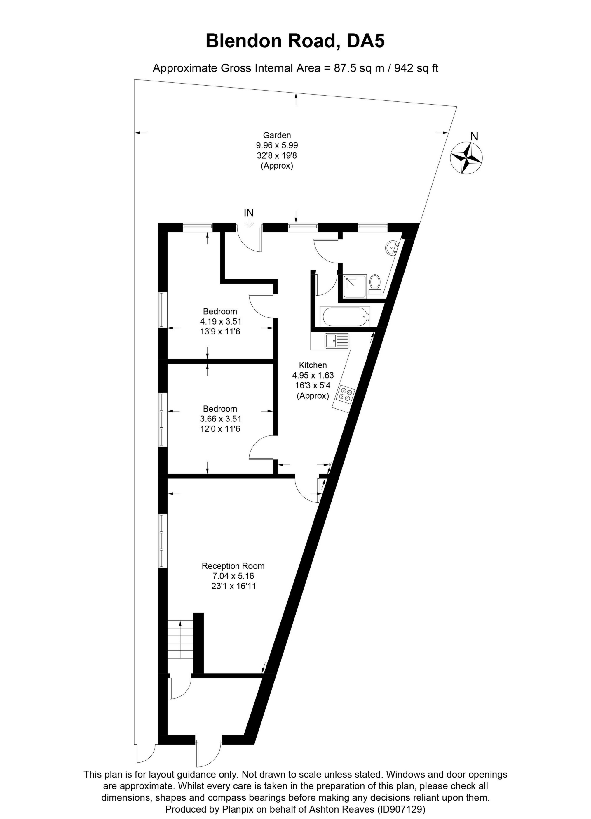 167a, Blendon Road, London floorplan