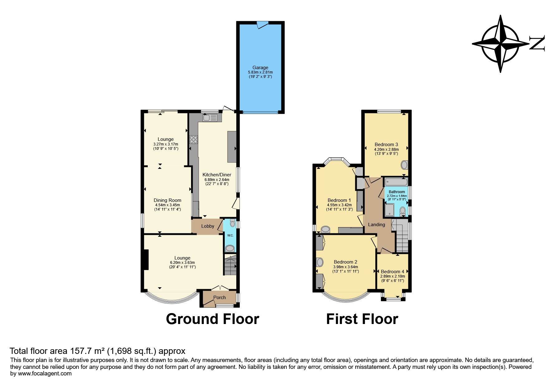 13, Harbour Road, Bournemouth floorplan