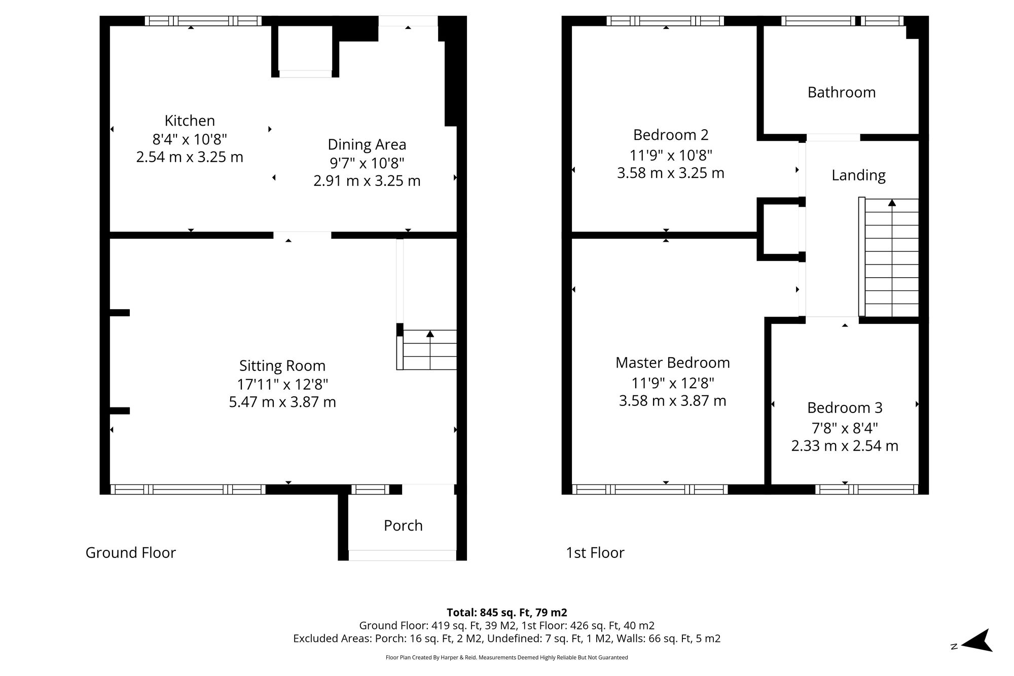 52 Swinburne Road, Wellingborough floorplan