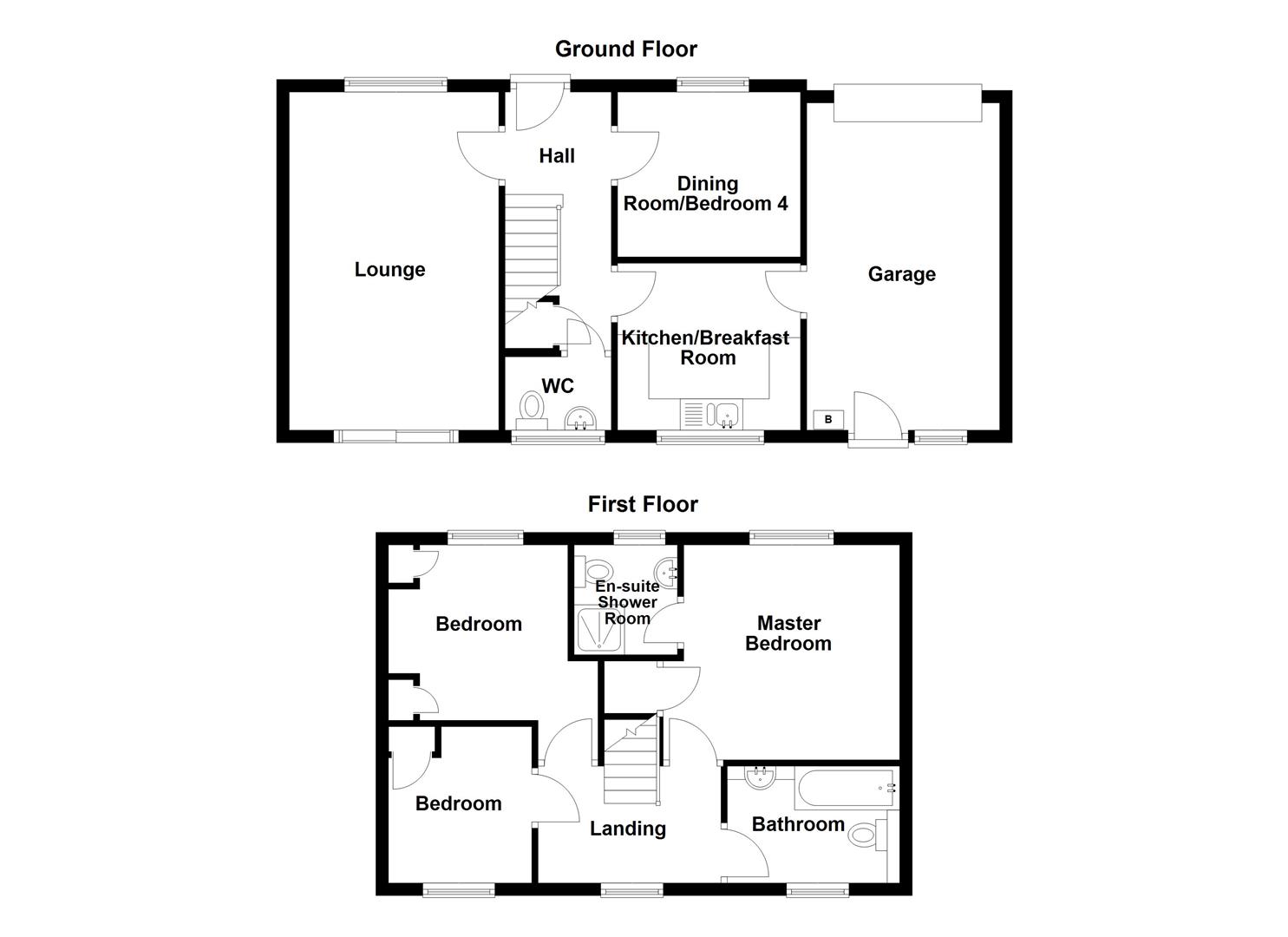 1, Jocelin Drive, Weston-Super-Mare floorplan
