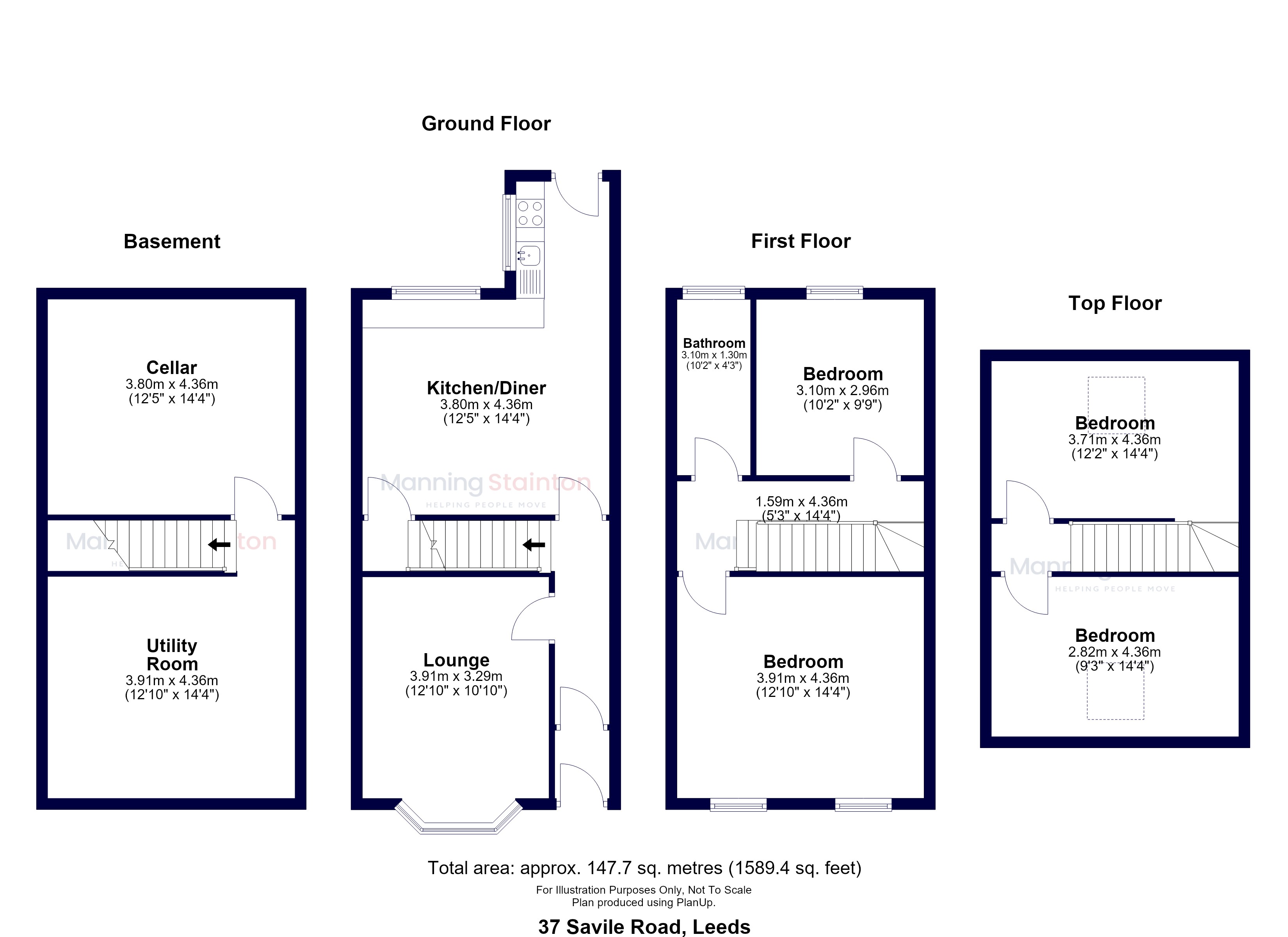37, Savile Road, Leeds floorplan