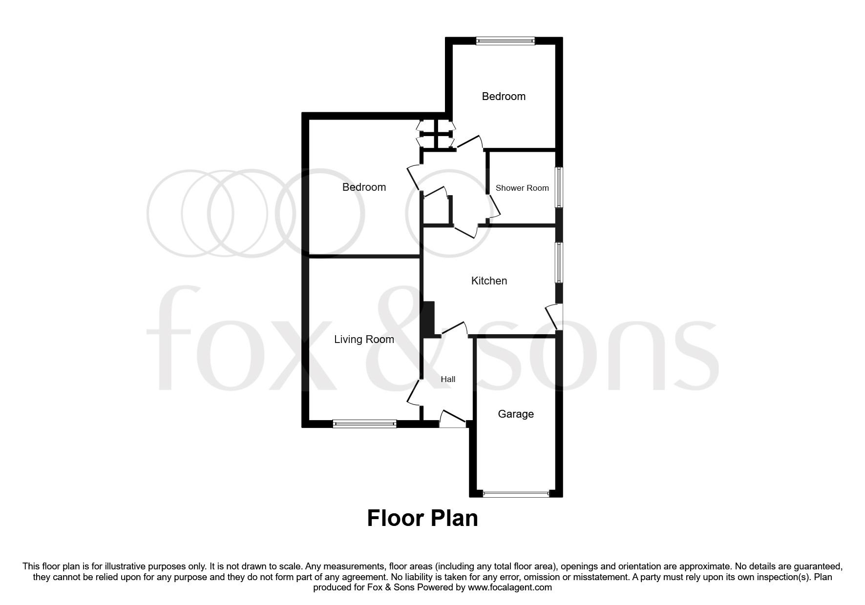 2 bed semidetached bungalow for sale in Hawkswood Road, Hailsham BN27