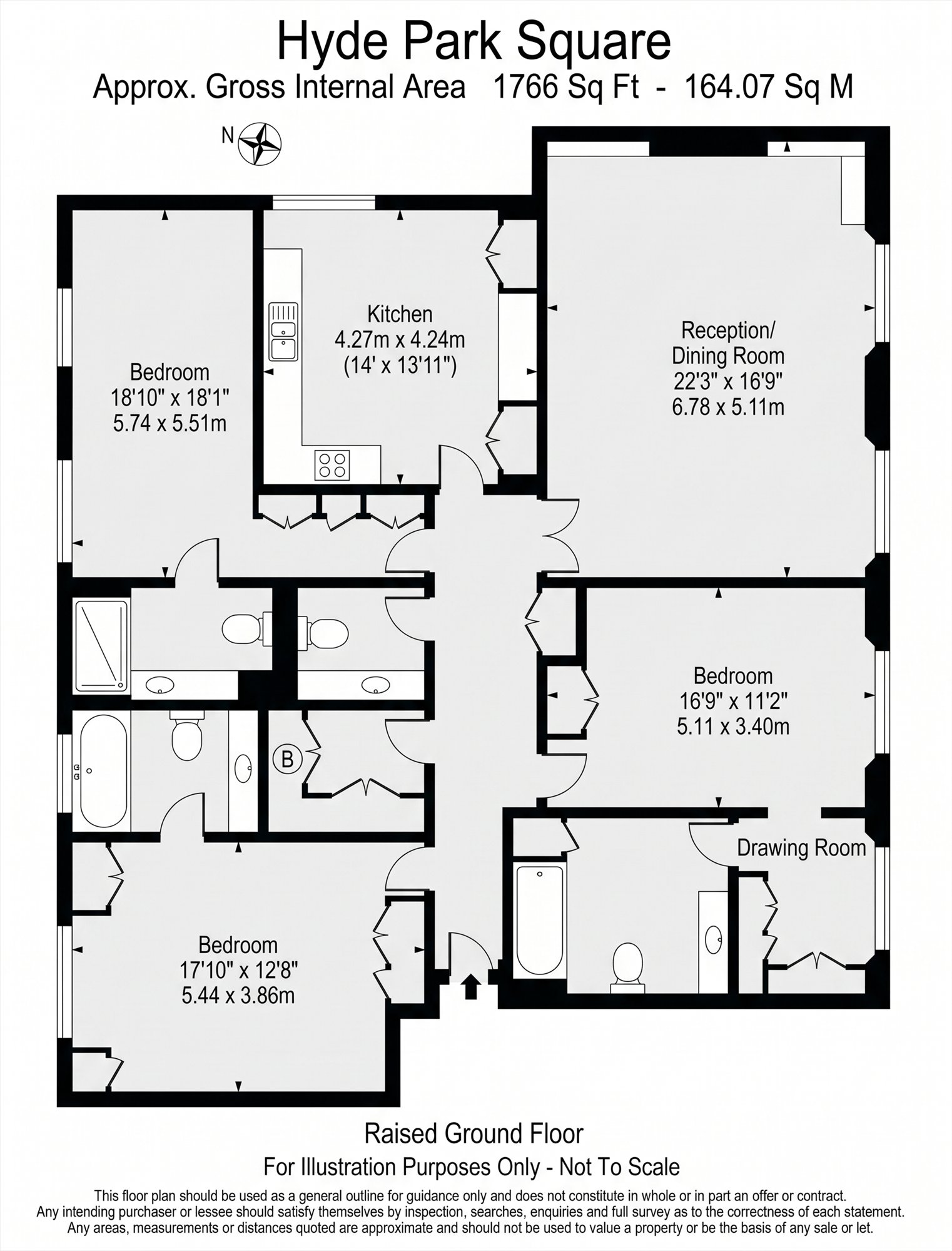 Hyde Park Square, London floorplan
