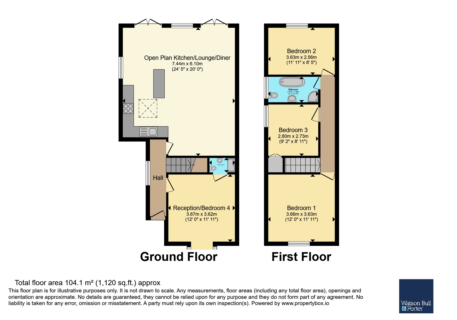 50, Station Road, Ryde floorplan