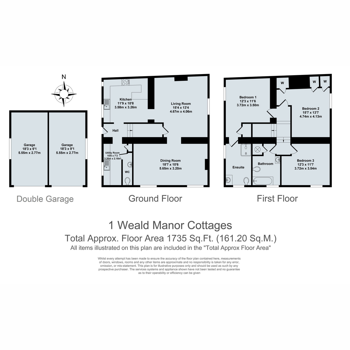 Weald Manor Cottages, Bampton OX18, 3 bedroom semidetached house for