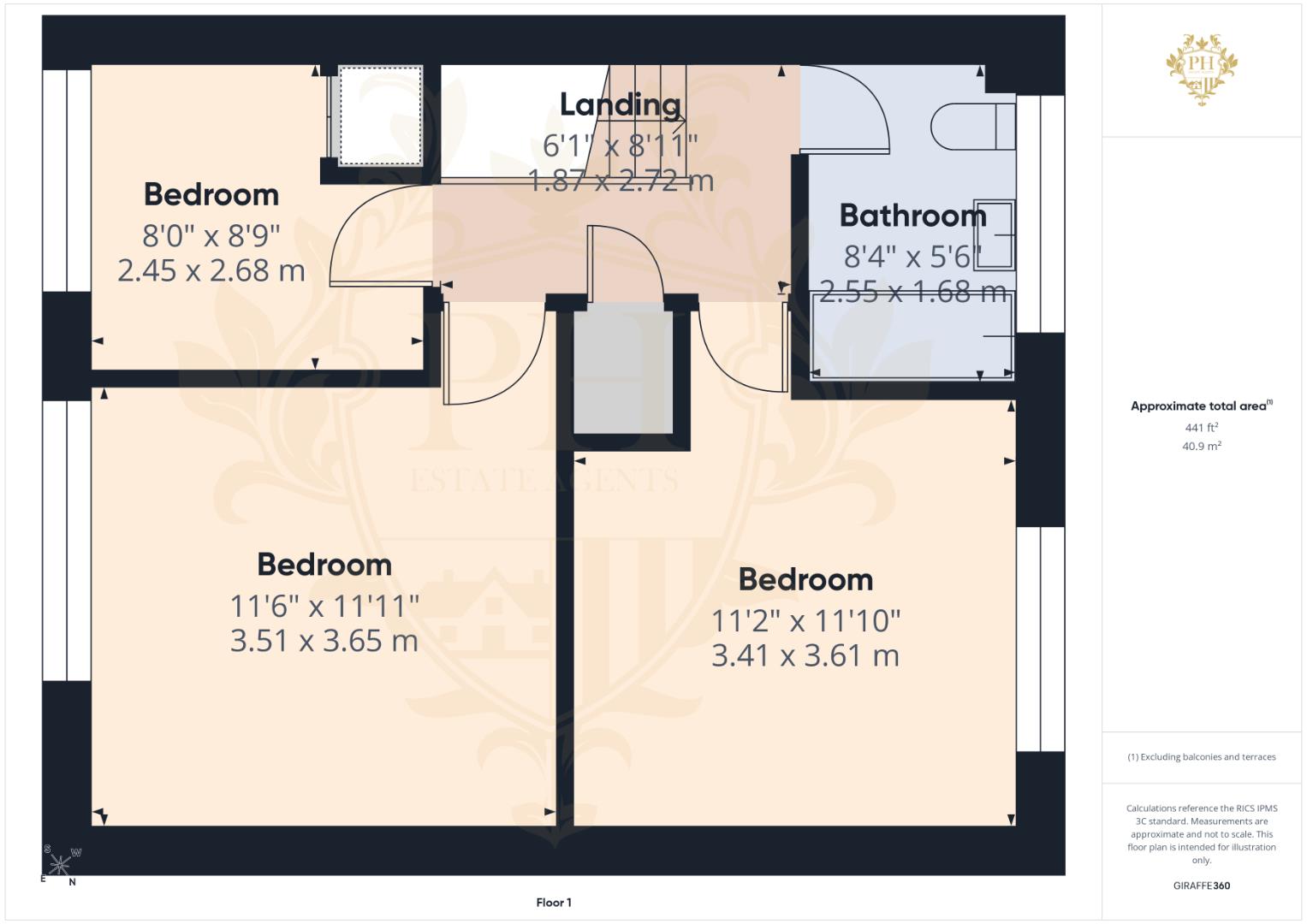 5, Brackenbury Walk, Middlesbrough floorplan