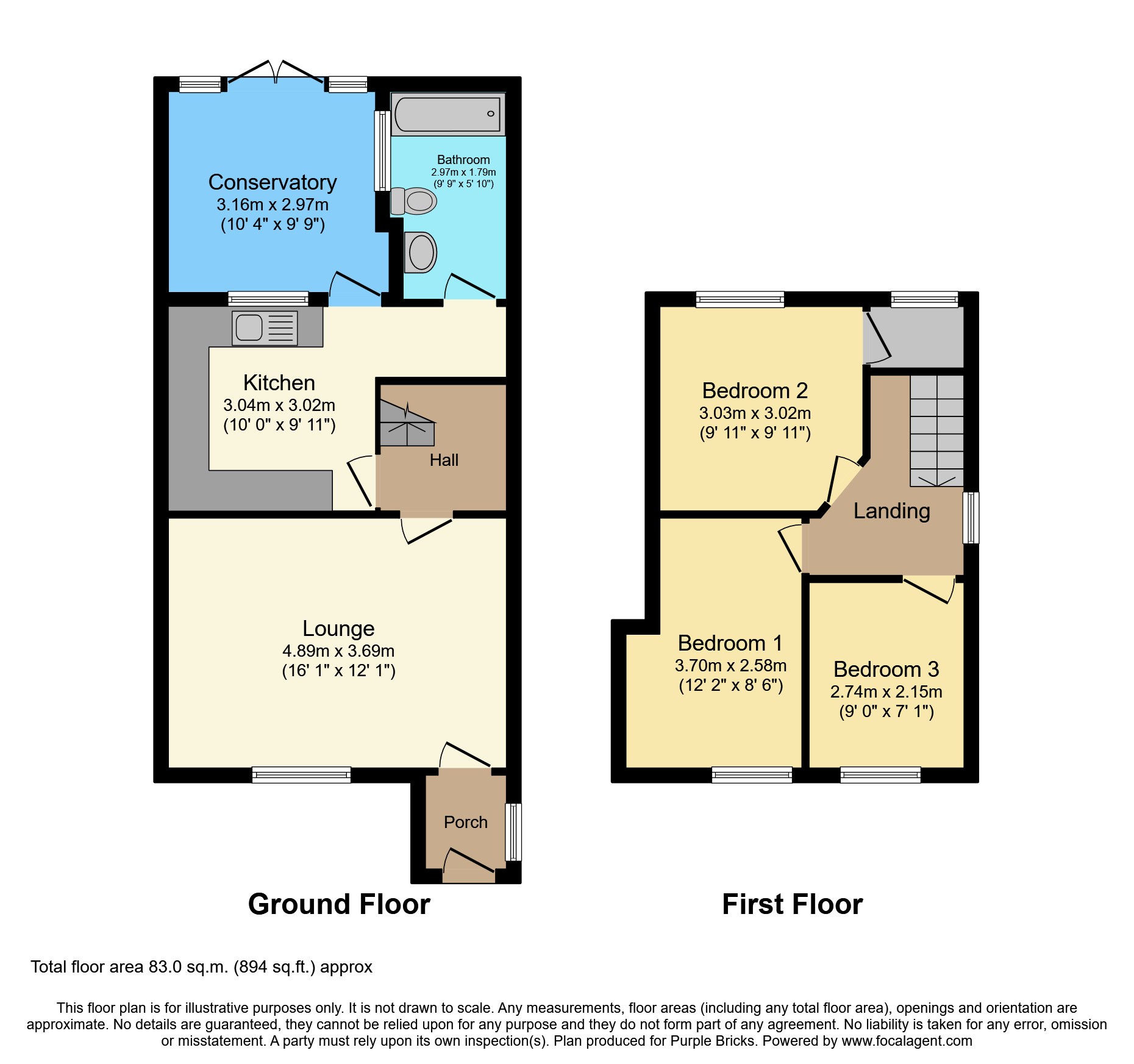 Bridle Lane, Lower Hartshay, Ripley DE5, 3 bedroom end terrace house