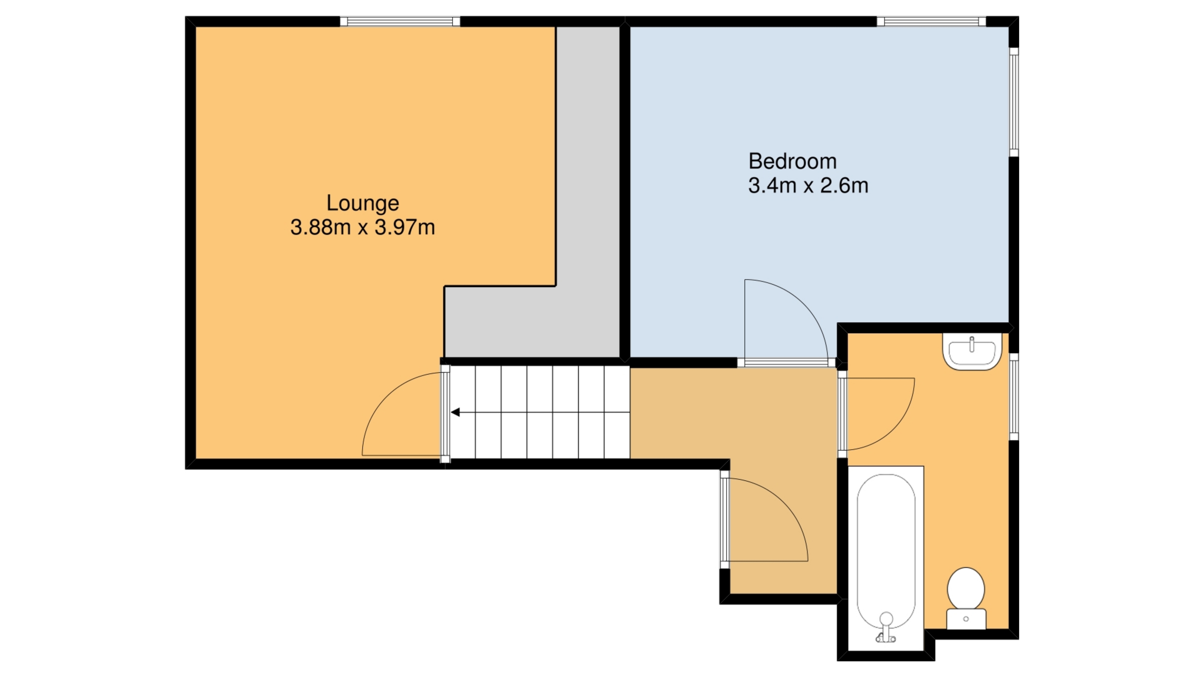 1 Bedrooms Flat to rent in Wellington Road, Brighton BN2