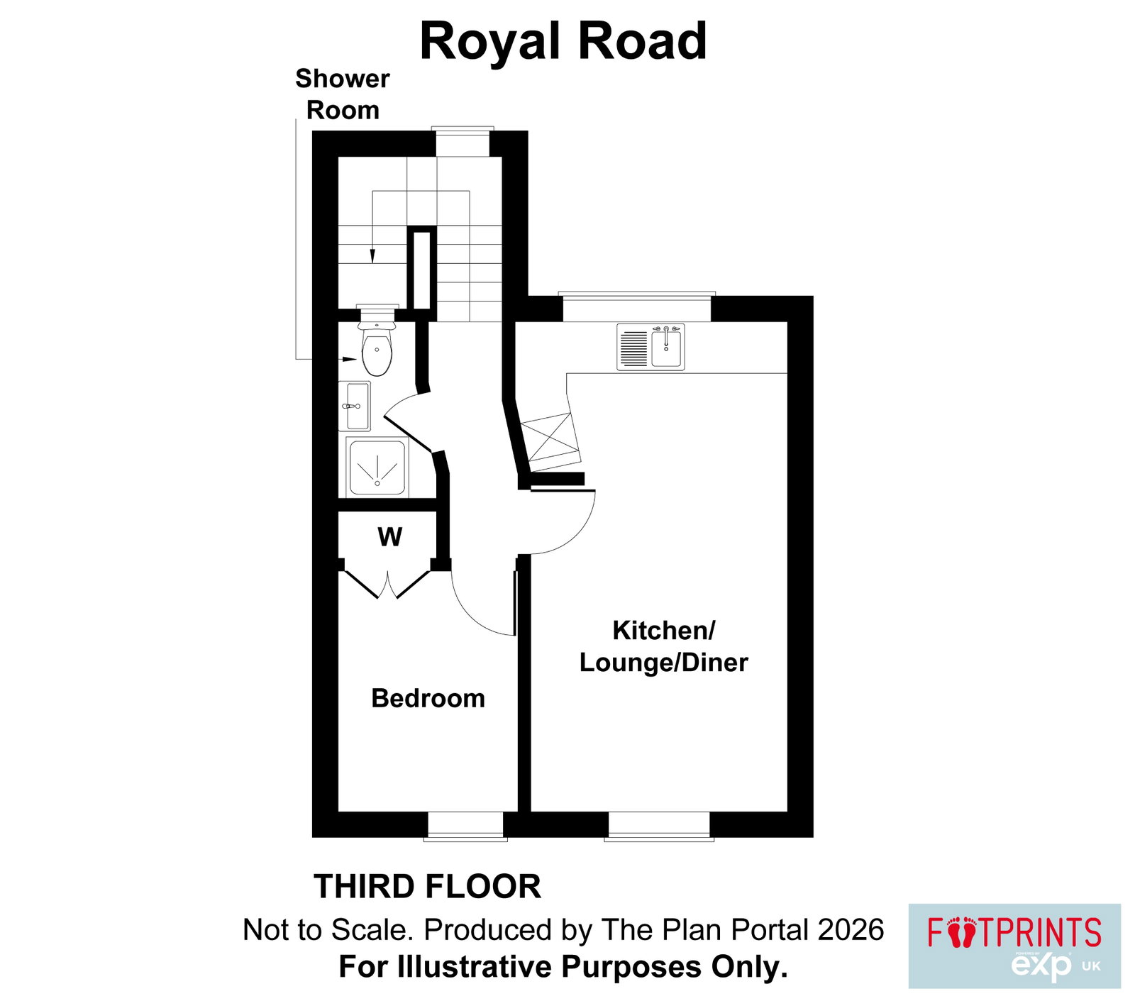 12,Flat 5, Royal Road, Ramsgate floorplan