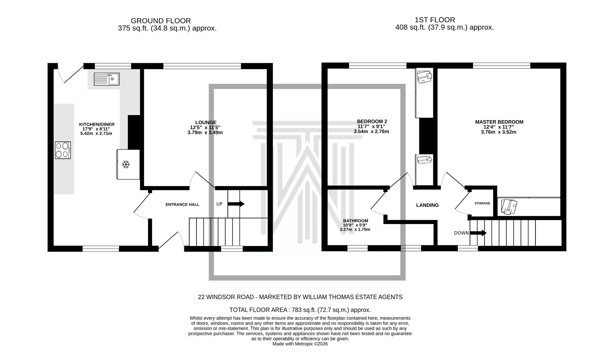 22 Windsor Road, Bolton floorplan