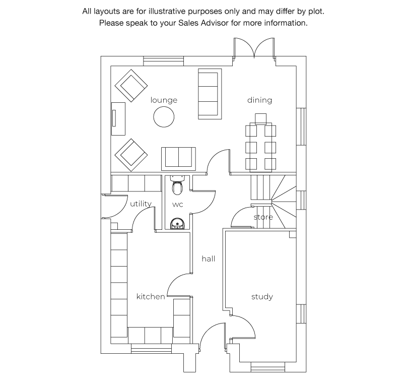 The Highfield, Elysium, Chester Road, Helsby floorplan