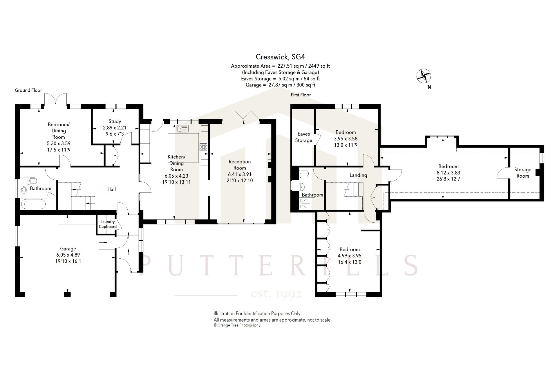 2 Cresswick, Whitwell, Hertfordshire floorplan