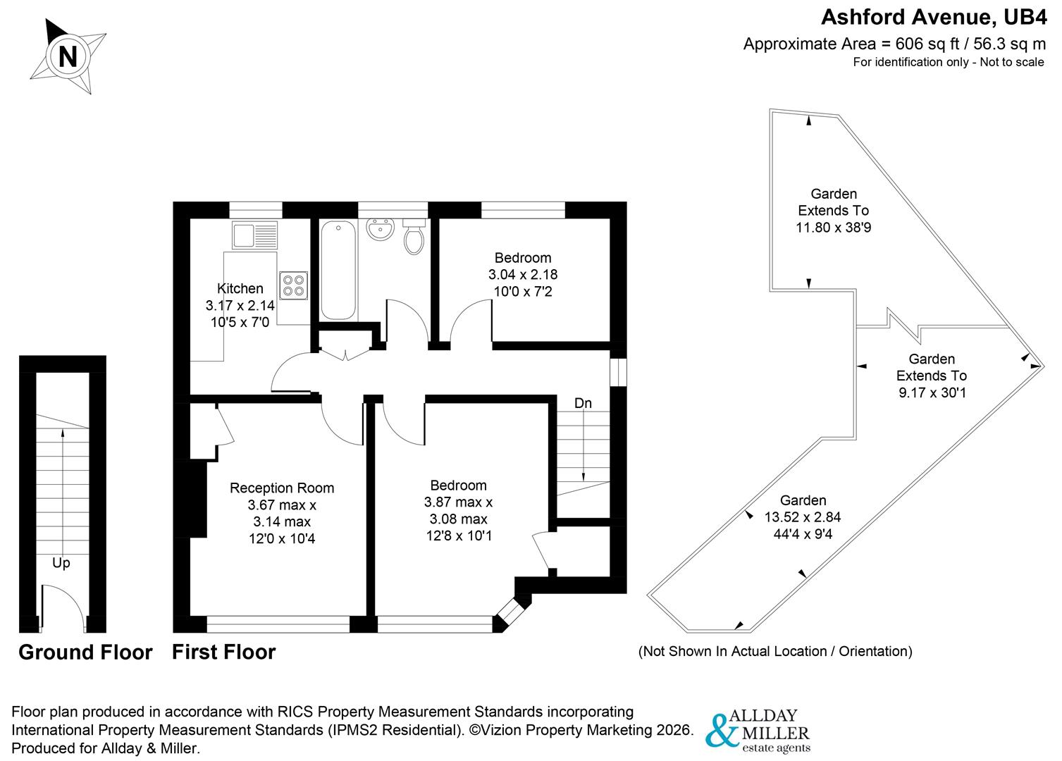 185, Ashford Avenue, Hayes floorplan