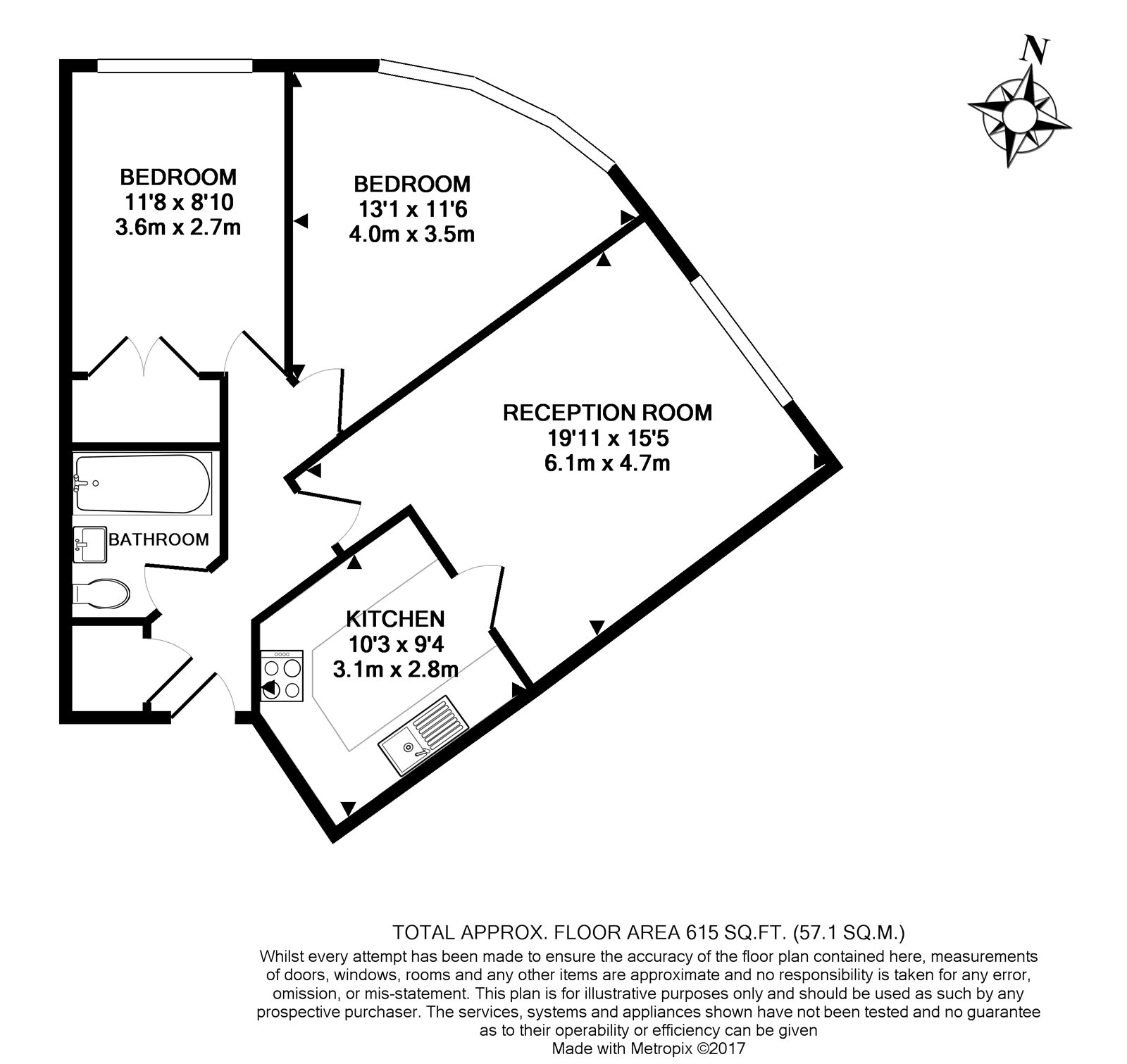 2 Bedrooms Flat to rent in Folgate Street, London E1