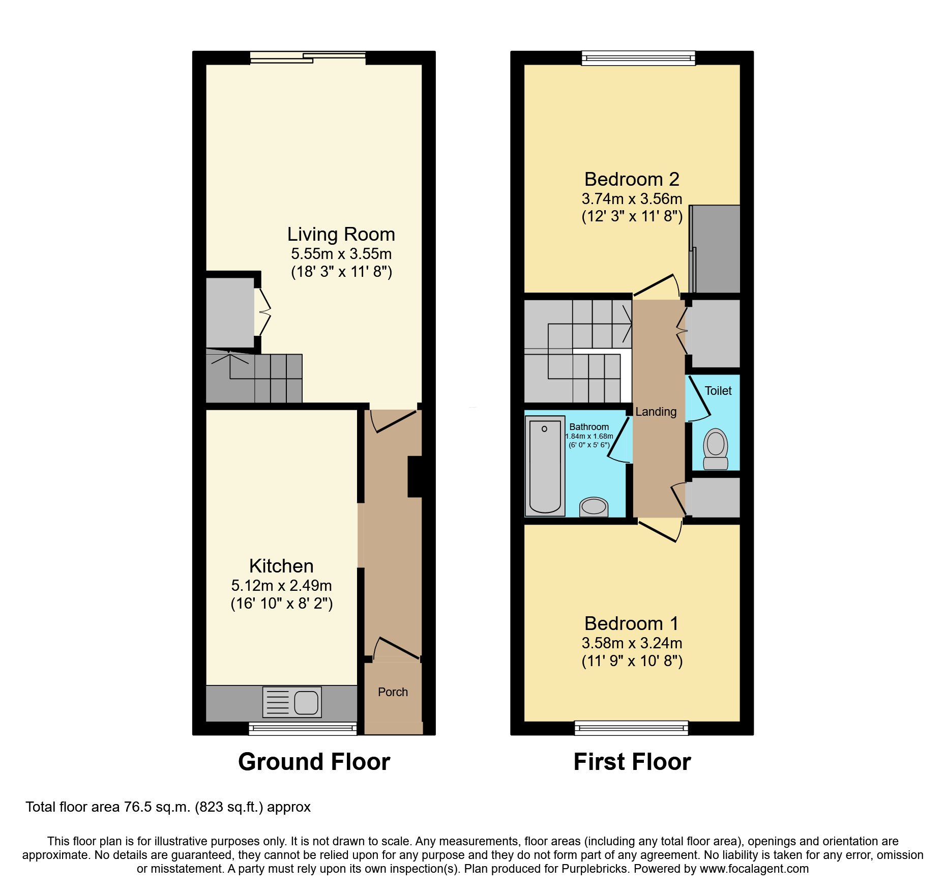 296, Phoenix Place, Dartford floorplan