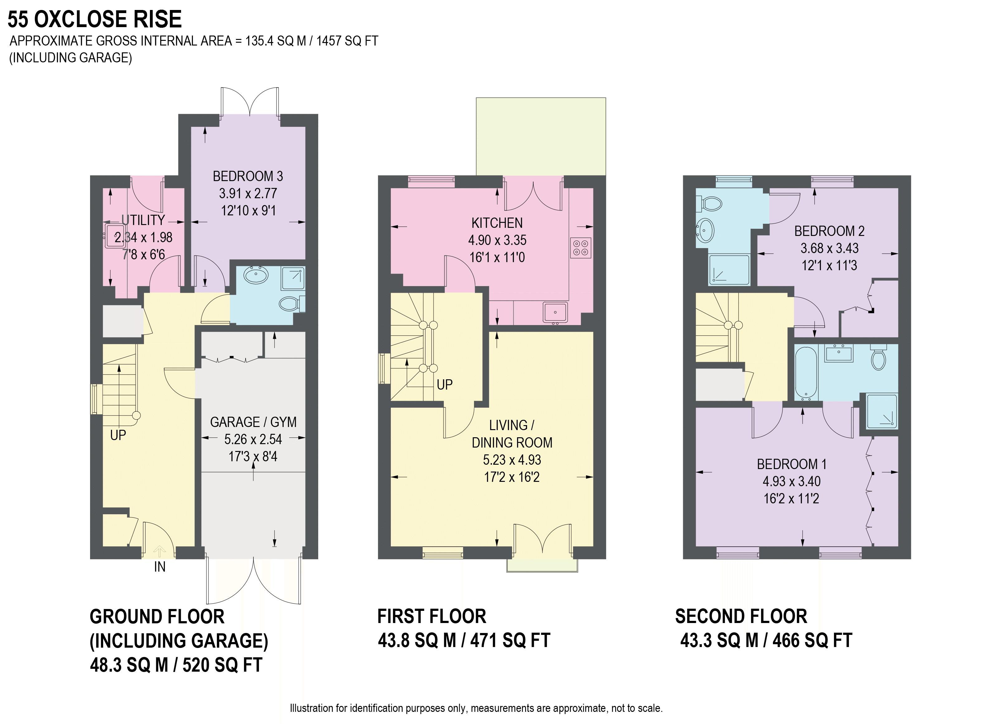 3 Bedrooms Town house for sale in Oxclose Park Rise, Halfway, Sheffield S20