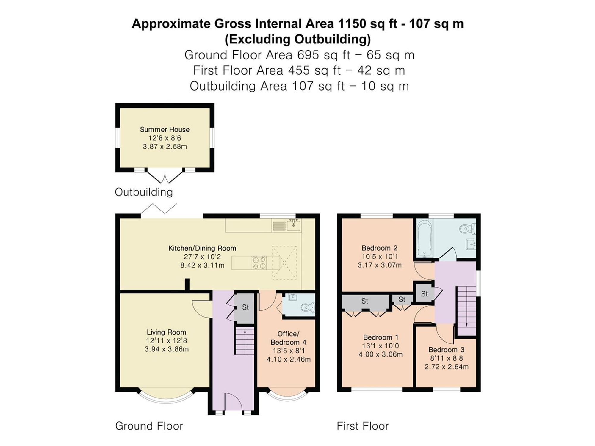22 The Wick, Hertford floorplan