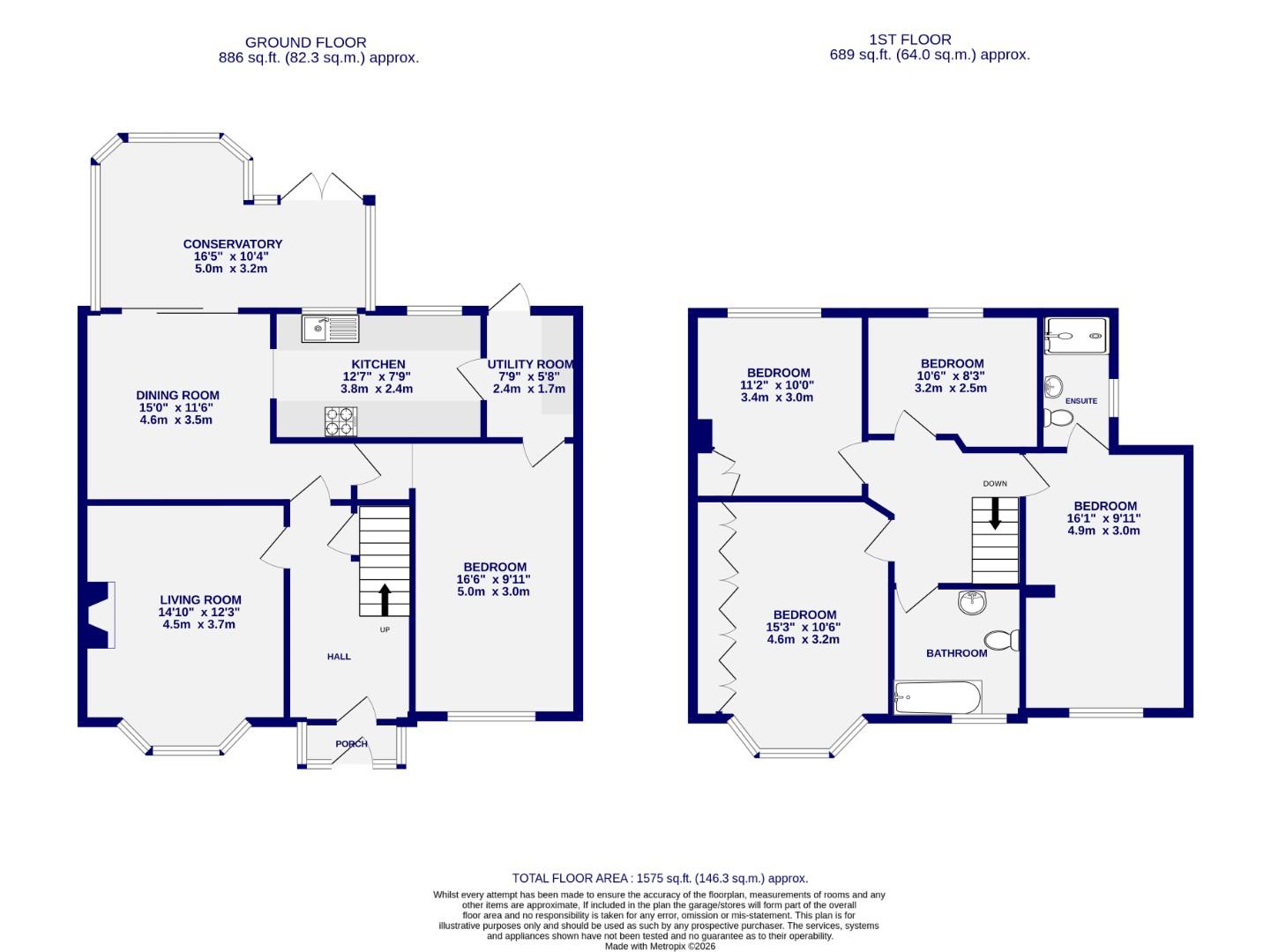 56, Leven Road, York floorplan