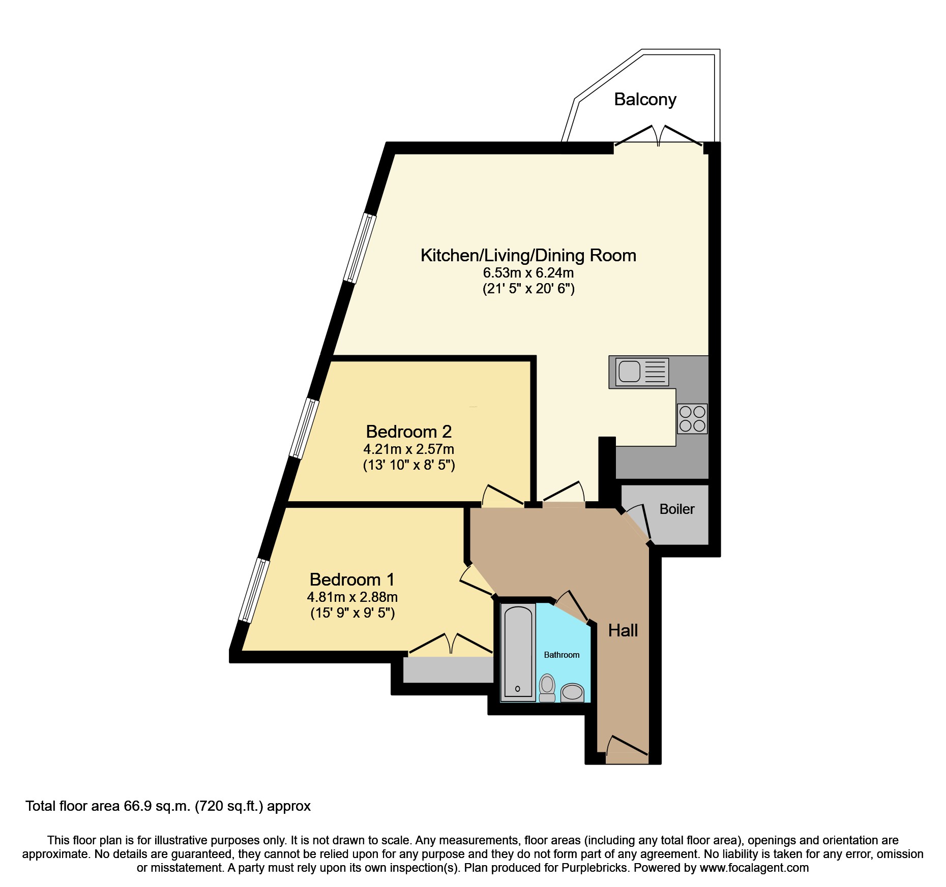 61 Magellan House, Armouries Way, Leeds floorplan