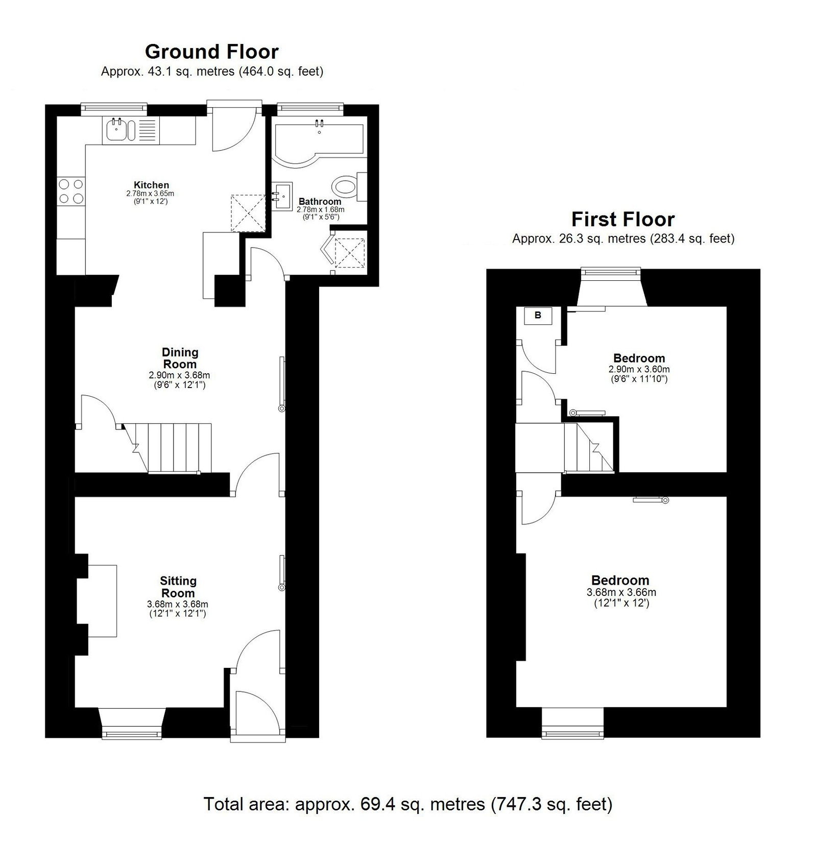 26, London Road, Tetbury floorplan