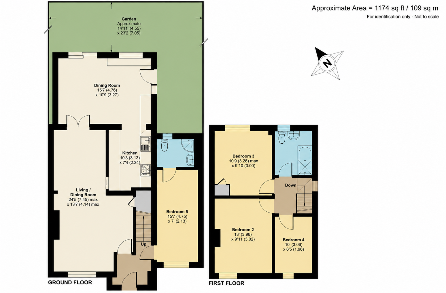 147, Woodlands Road, Aylesford floorplan