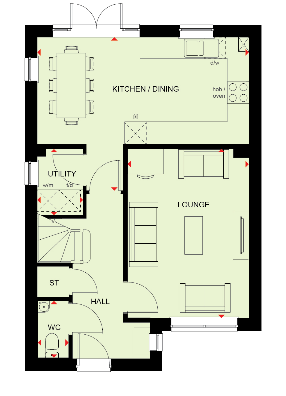 H930873, Grimston Road, South Wootton, King's Lynn floorplan