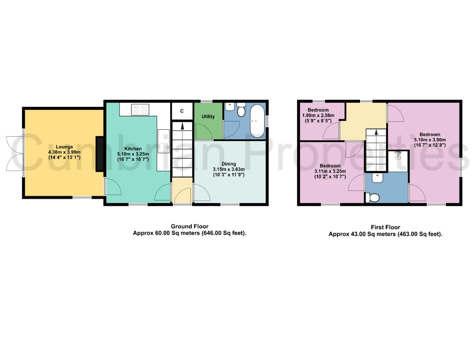 Hilltop, Burrells, Penrith floorplan