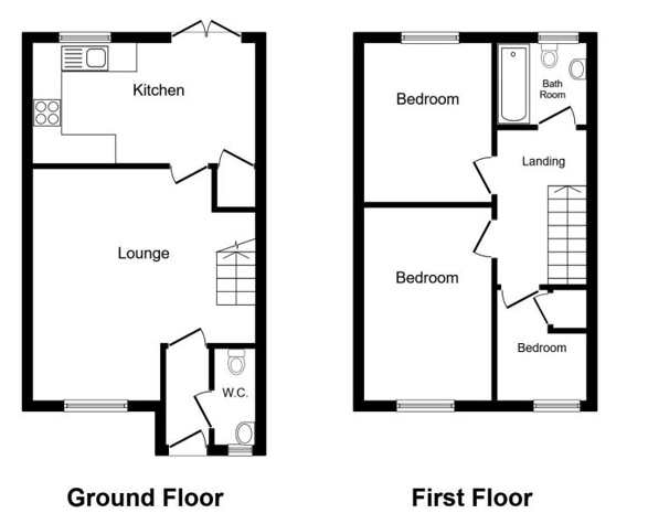 42, Arkless Grove, Consett floorplan