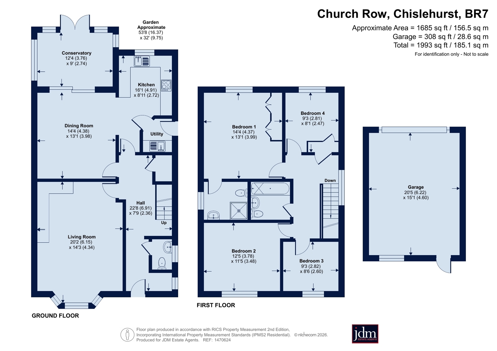 10, Church Row, Chislehurst floorplan