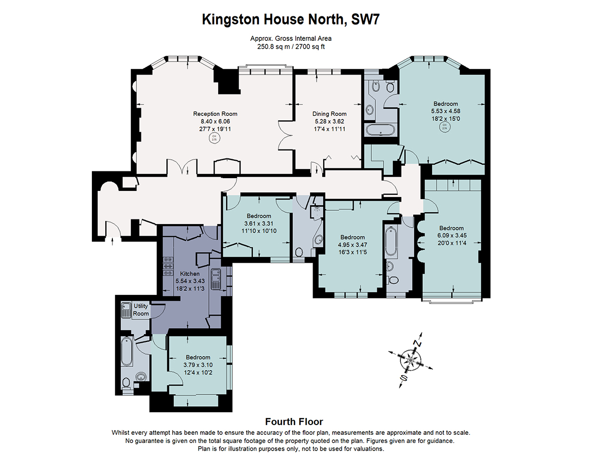 Kingston House North, London floorplan