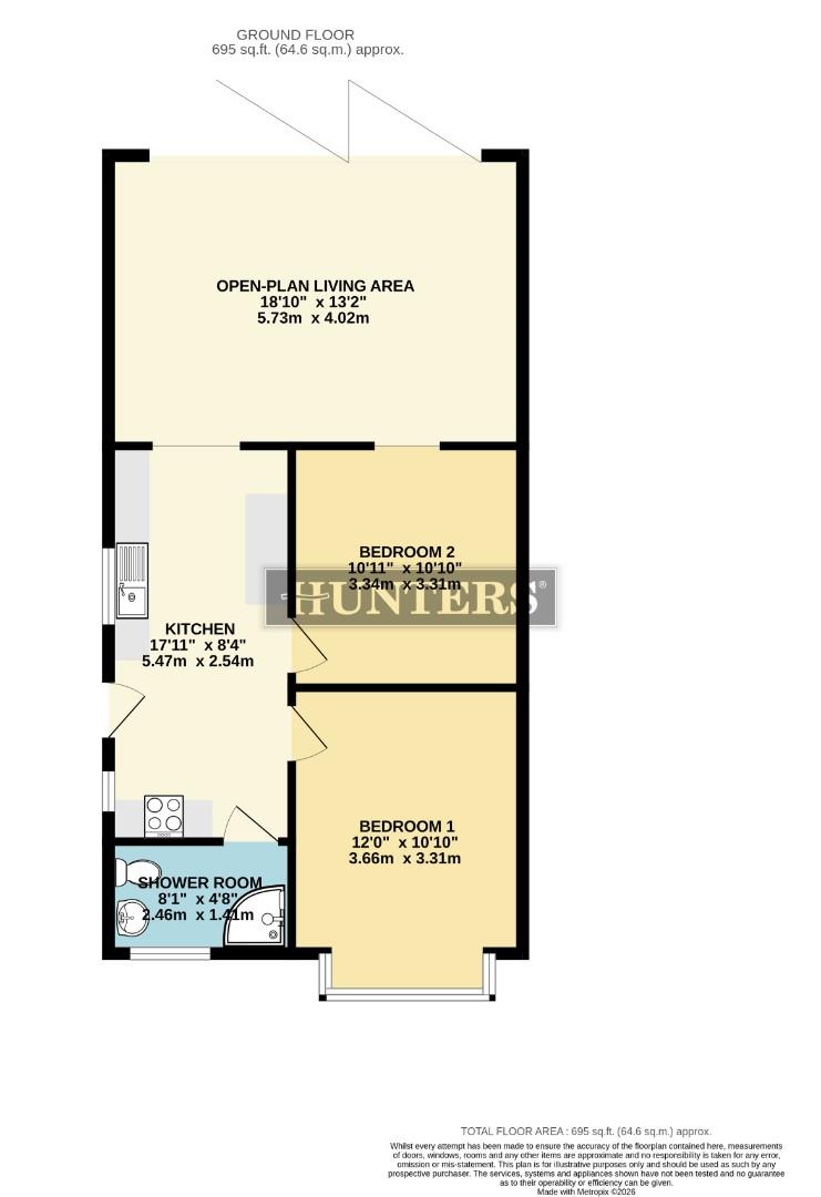 56, George Street, Brigg floorplan