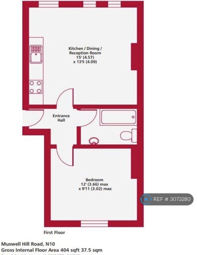 Muswell Hill Road, London floorplan