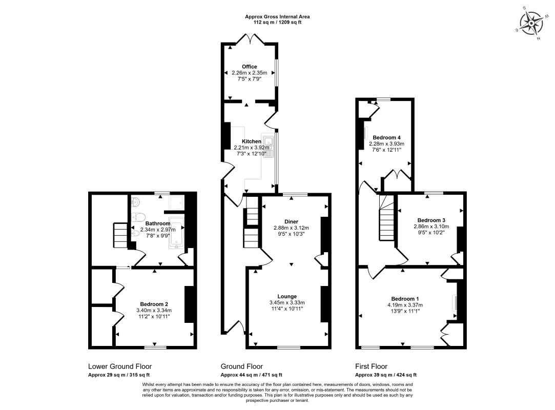 33, Alexandra Road, Colchester floorplan