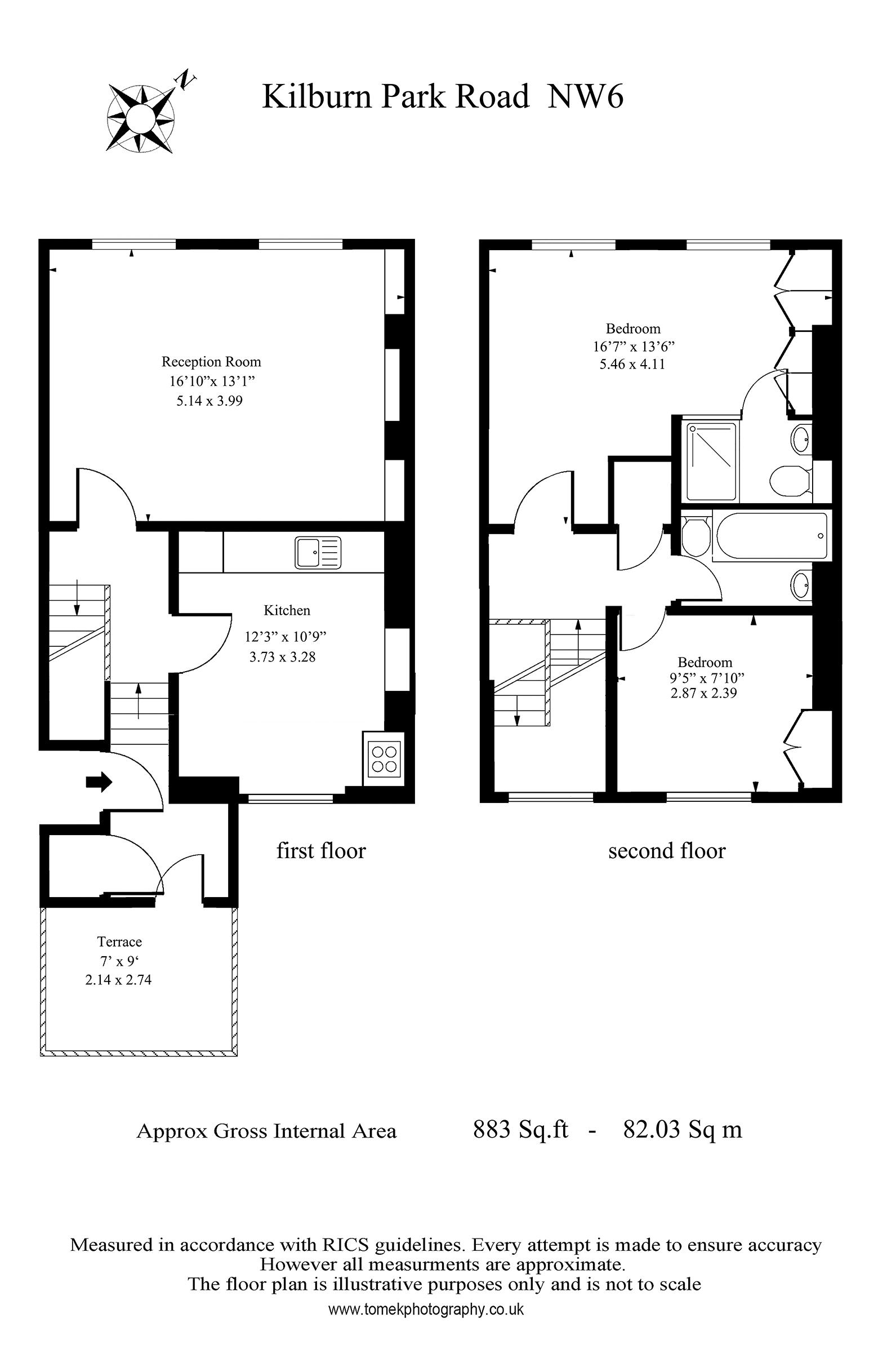 Kilburn Park Road, London floorplan