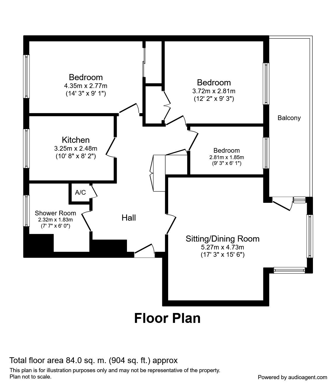 3 Bedrooms Flat to rent in Davenport Road, Coventry CV5