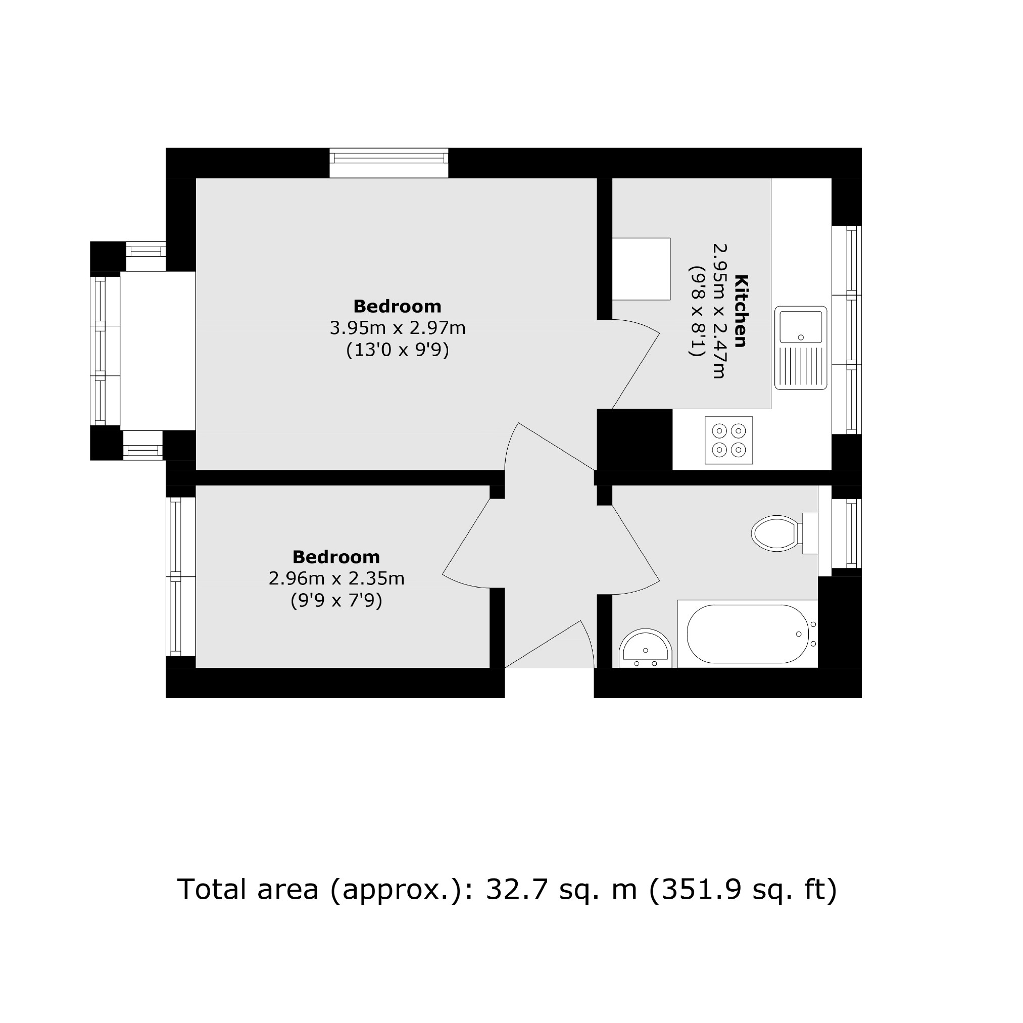 28, Page Close, Hampton floorplan