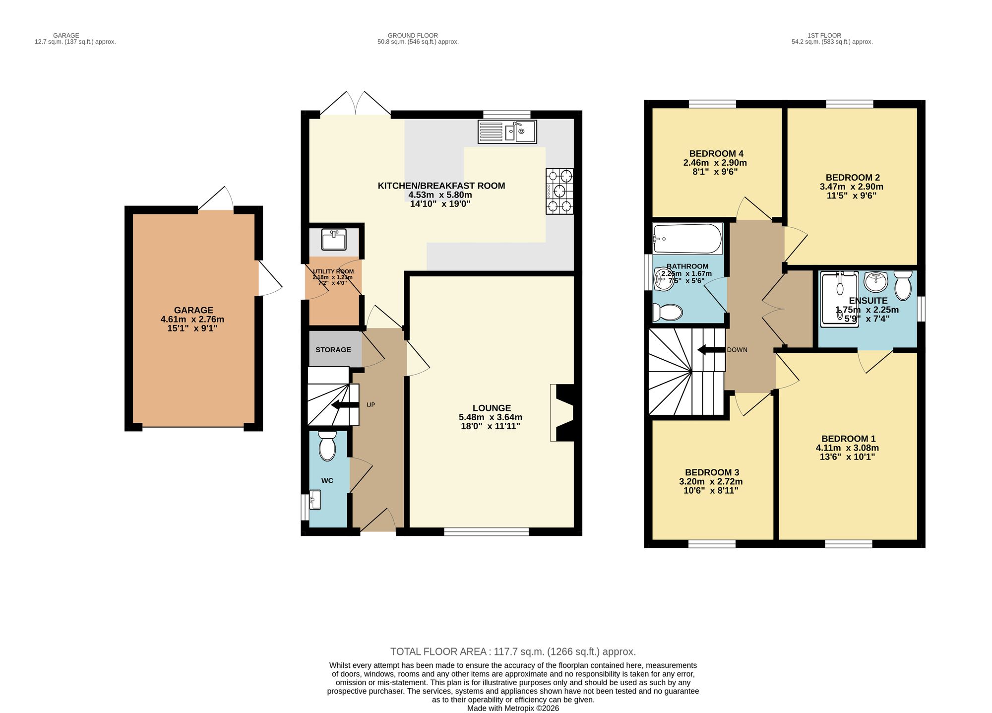 9 Fallowfield, Chesterfield floorplan